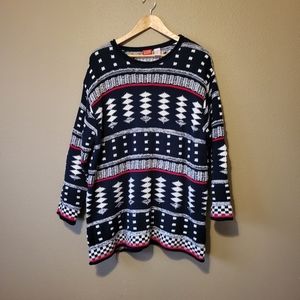Vintage Heavy Knit Sweater Size Large